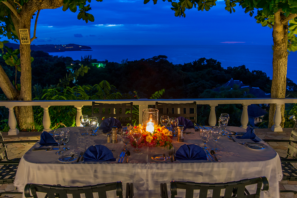 ... and candlelight dinners under the stars ...  you will treasure and remember forever the good Chef Benford.
