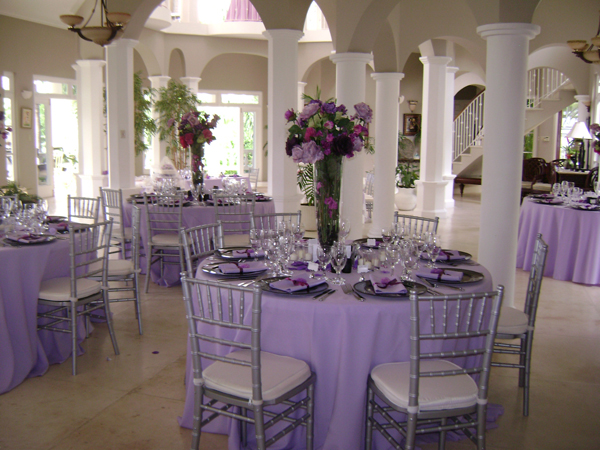 Wedding reception in Great Room